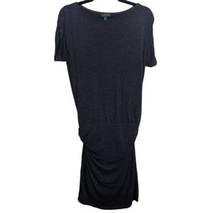 Lauren Ralph Lauren Gray Ruched Dress - Size 2 🌟